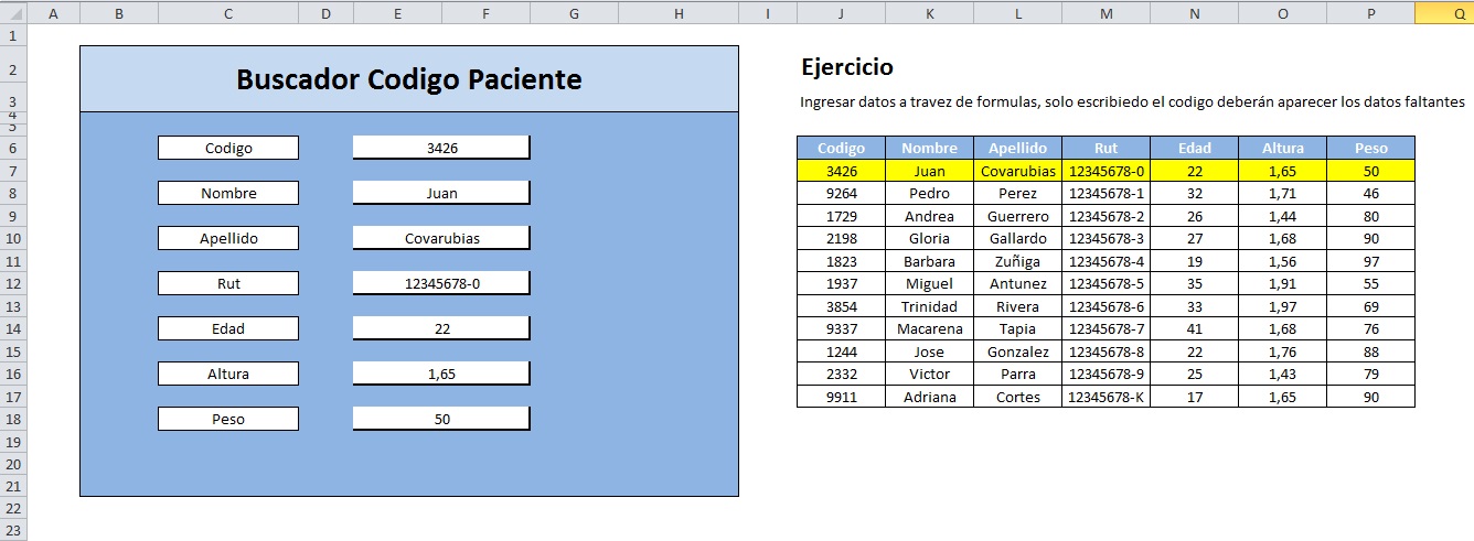 Ejercicios de Excel Intermedio - GRATIS Ejercicios